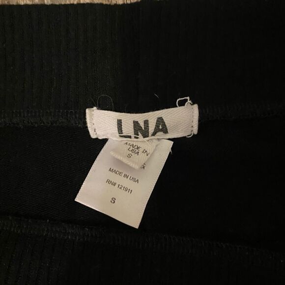 [lna] knit step hem joggers in EUC. #2 - Picture 3 of 4